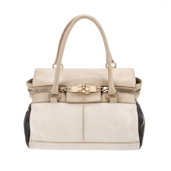 Max Mara Authentic Leather Top Handle Bag